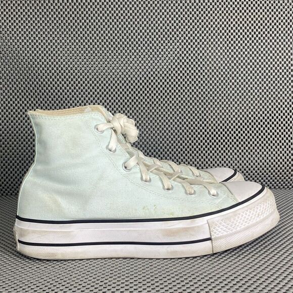 Converse Chuck Taylor All Star Lift platform Sneakers Womens 10 Green High Top - Picture 1 of 12